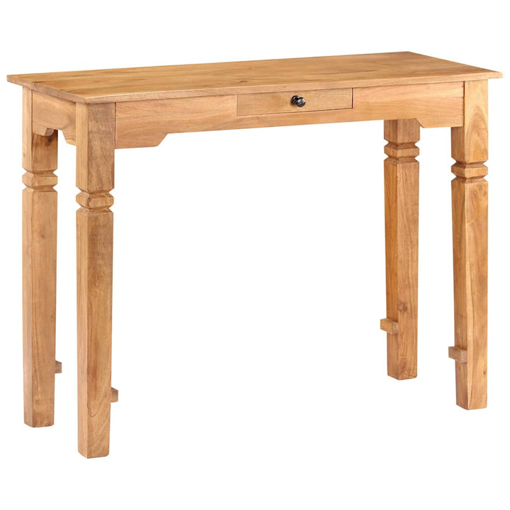 konsolbord 100x40x76 cm massivt akacietræ
