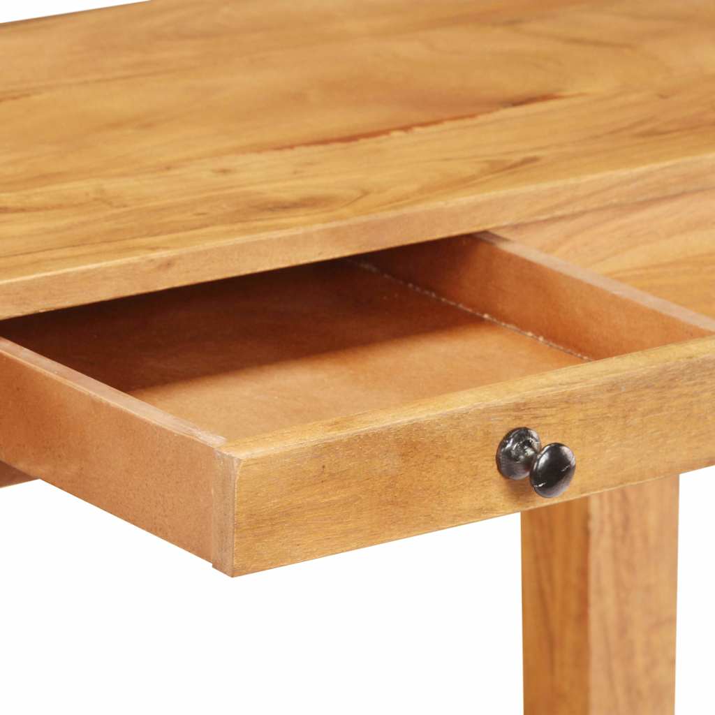 konsolbord 100x40x76 cm massivt akacietræ