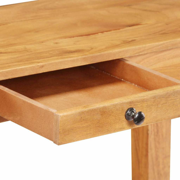 konsolbord 100x40x76 cm massivt akacietræ