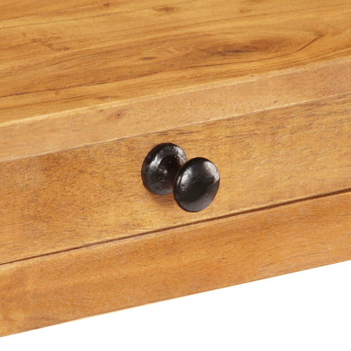 konsolbord 100x40x76 cm massivt akacietræ