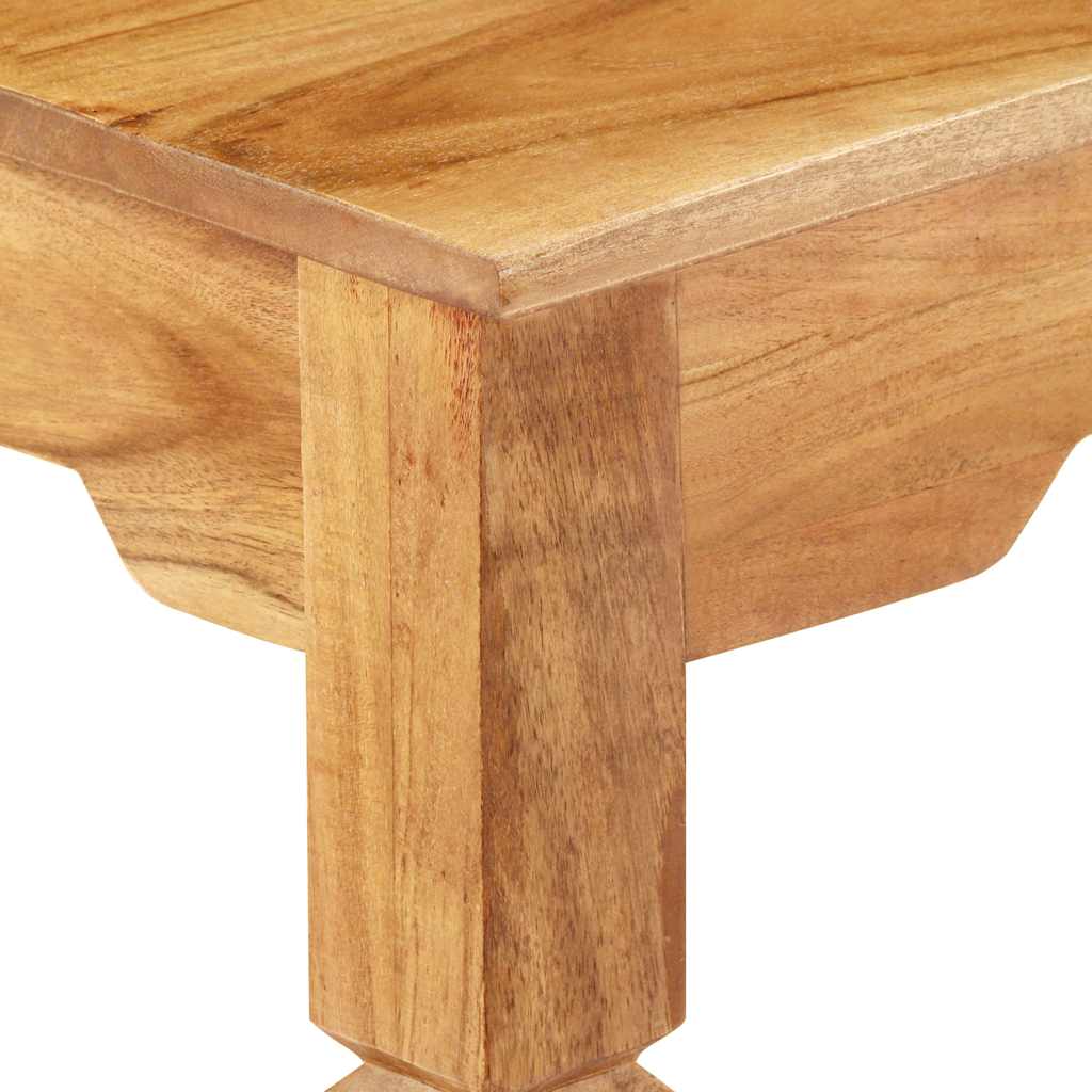 konsolbord 100x40x76 cm massivt akacietræ