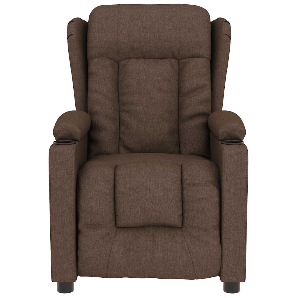 massagestol stof brun