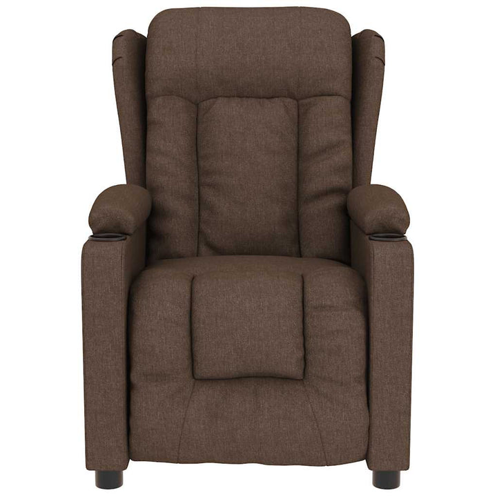 massagestol stof brun