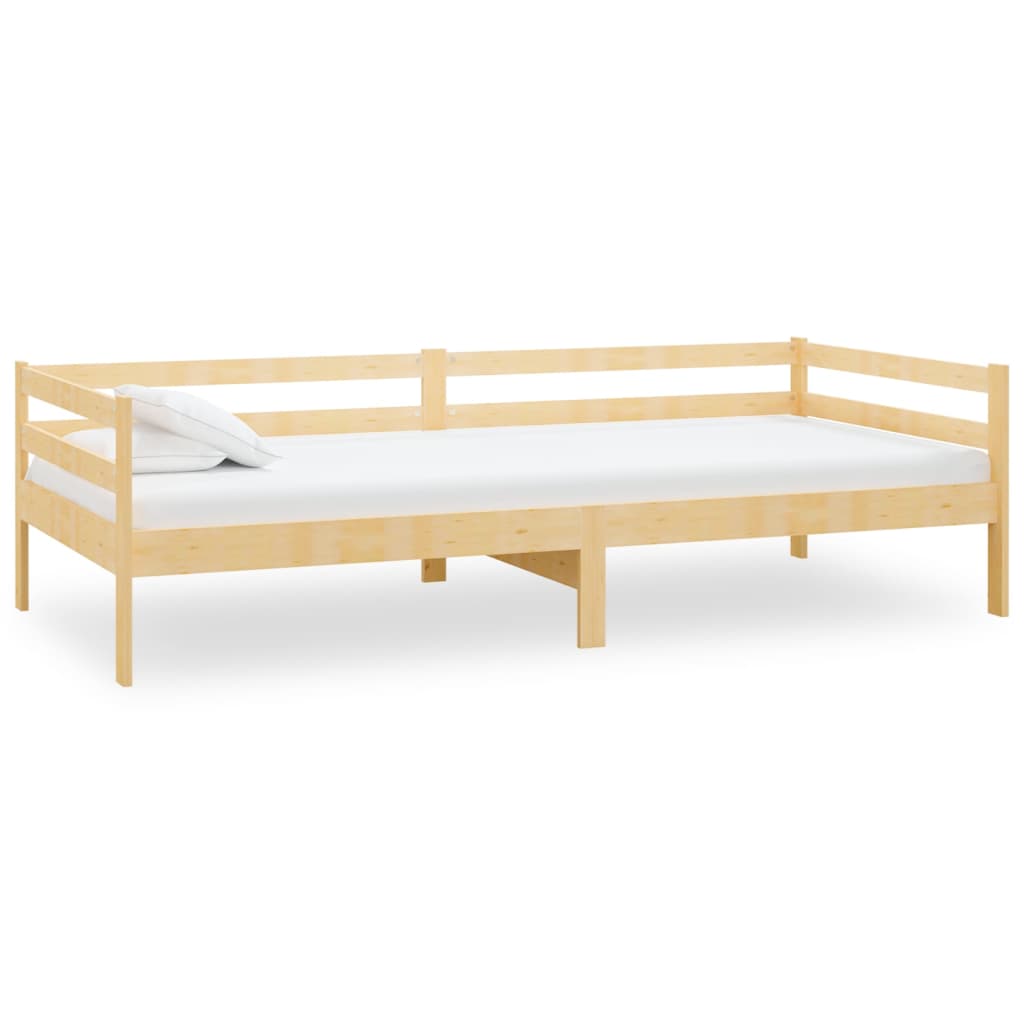 daybed med madras 90x200 cm massivt fyrretræ