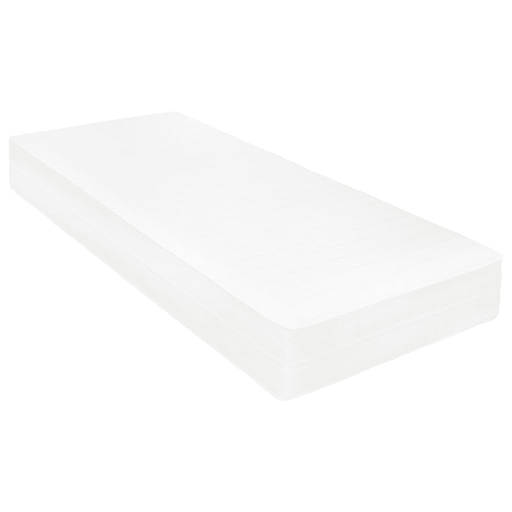 daybed med madras 90x200 cm massivt fyrretræ grå