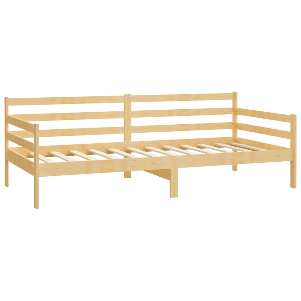 daybed med madras 90x200 cm massivt fyrretræ