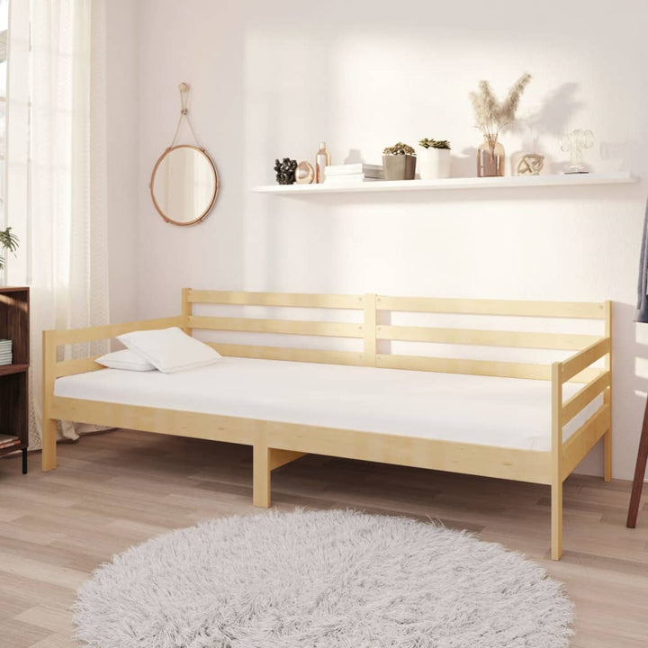 daybed med madras 90x200 cm massivt fyrretræ
