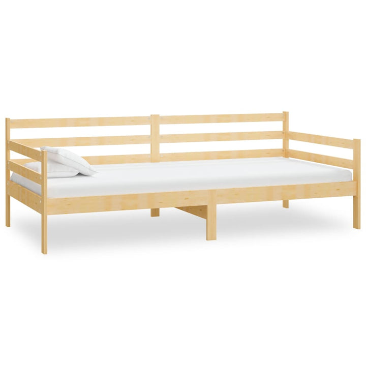 daybed med madras 90x200 cm massivt fyrretræ