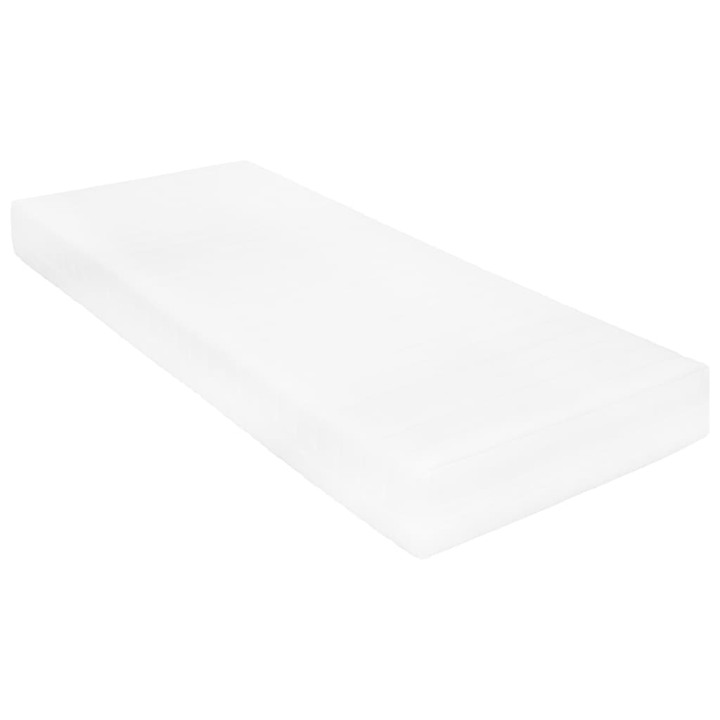 daybed med madras 90x200 cm massivt fyrretræ grå