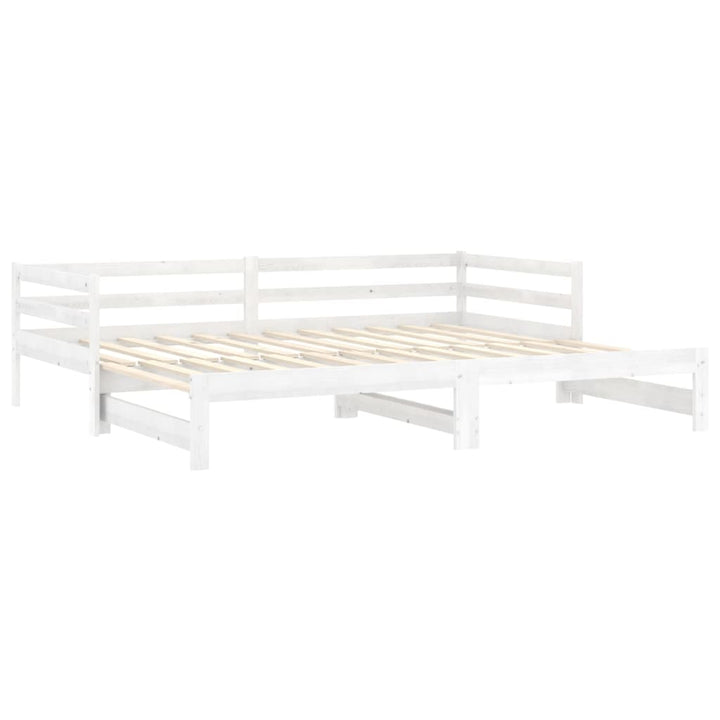daybed med udtræk 2x(90x200) cm massivt fyrretræ