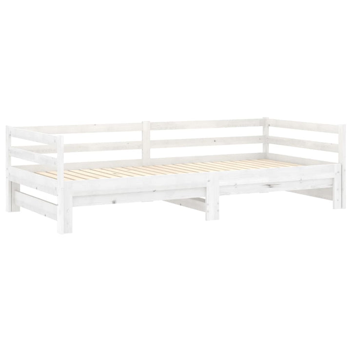 daybed med udtræk 2x(90x200) cm massivt fyrretræ