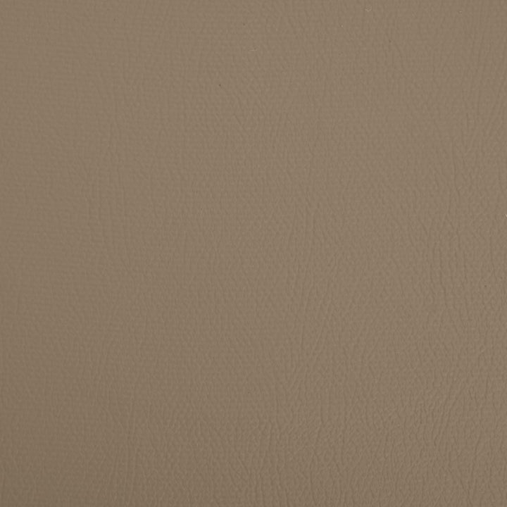 foldbar opbevaringspuf PVC cappuccinofarvet