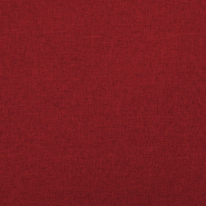 foldbar opbevaringsbænk 76x38x38 cm kunstlærred vinrød
