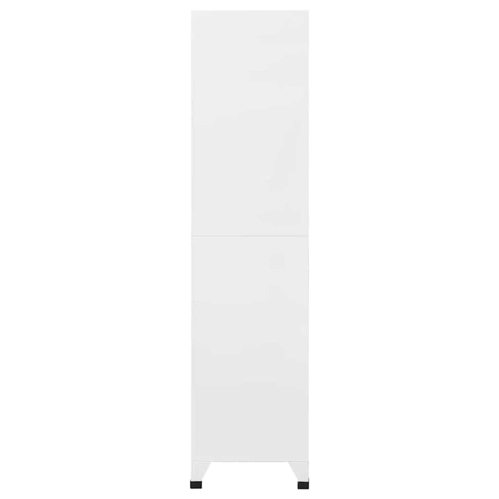 skab 90x40x180 cm stål lysegrå