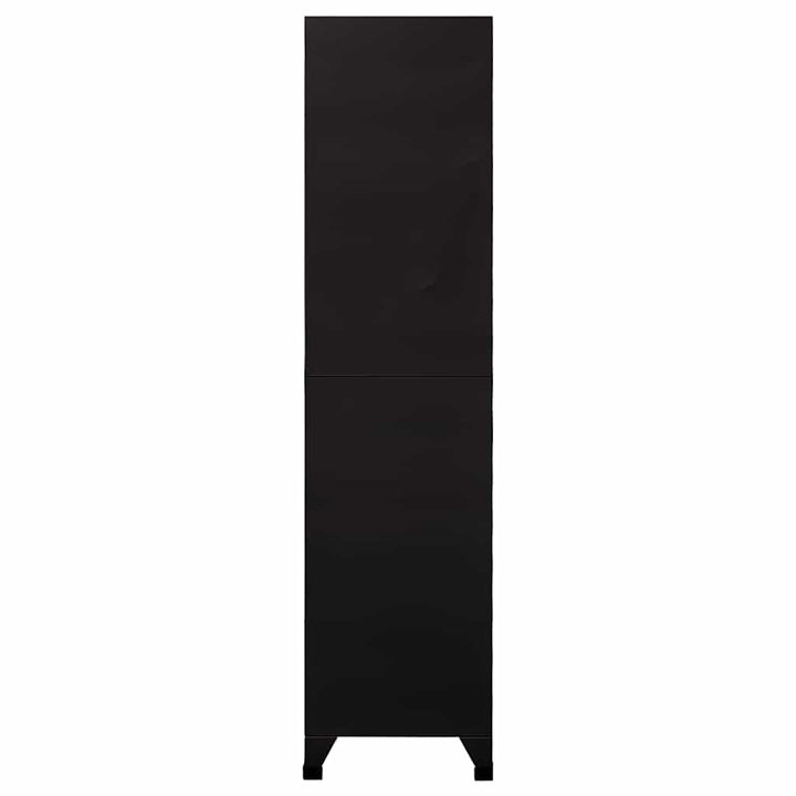 skab 90x40x180 cm stål sort