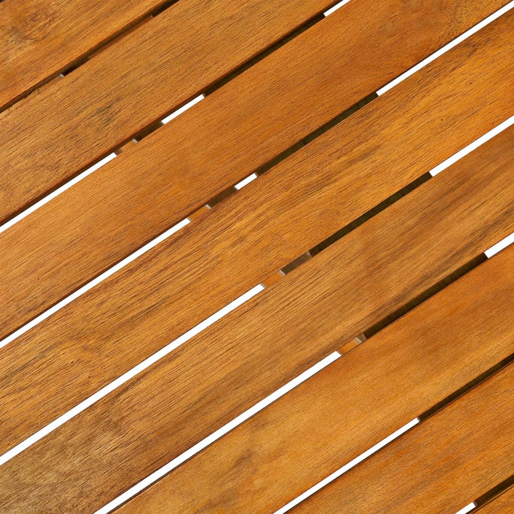 spisebordssæt til haven 7 dele 180x90x75 cm massivt akacietræ