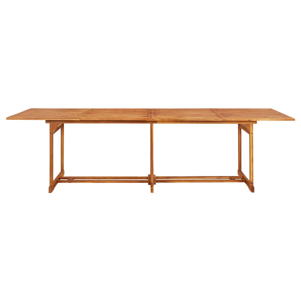 spisebordssæt til haven 13 dele 280x90x75 cm massivt akacietræ