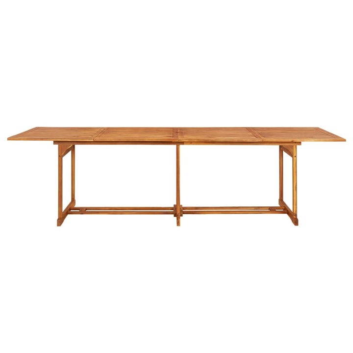 spisebordssæt til haven 11 dele 280x90x75 cm massivt akacietræ