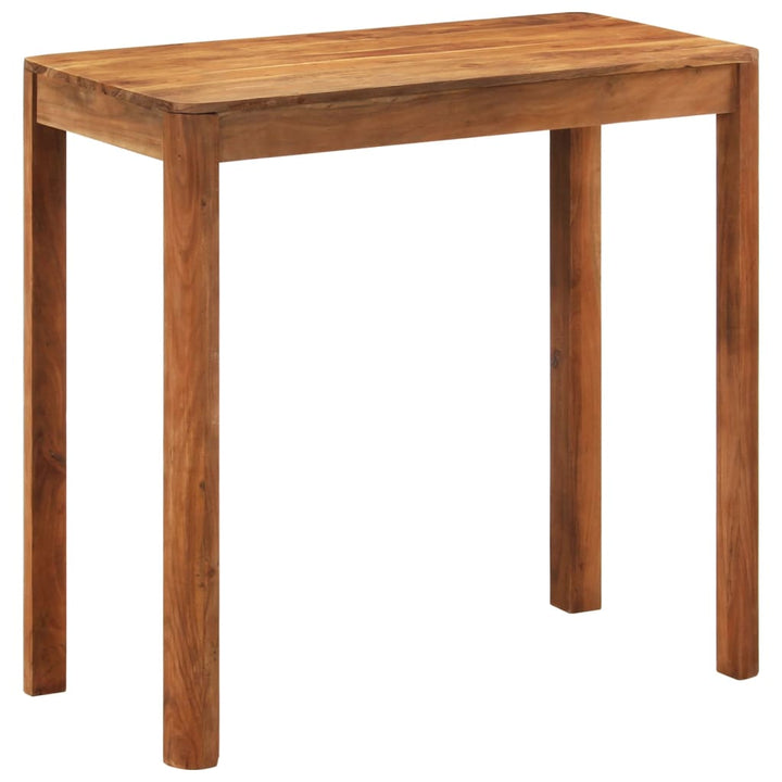 barbord 110x55x106 cm massivt akacietræ med honningfinish