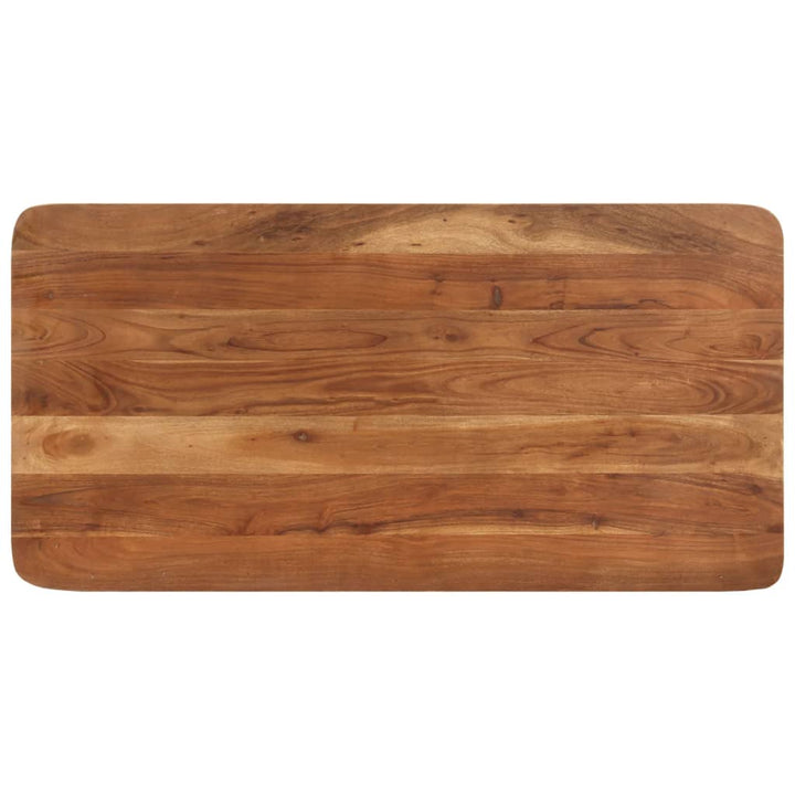 barbord 110x55x106 cm massivt akacietræ med honningfinish