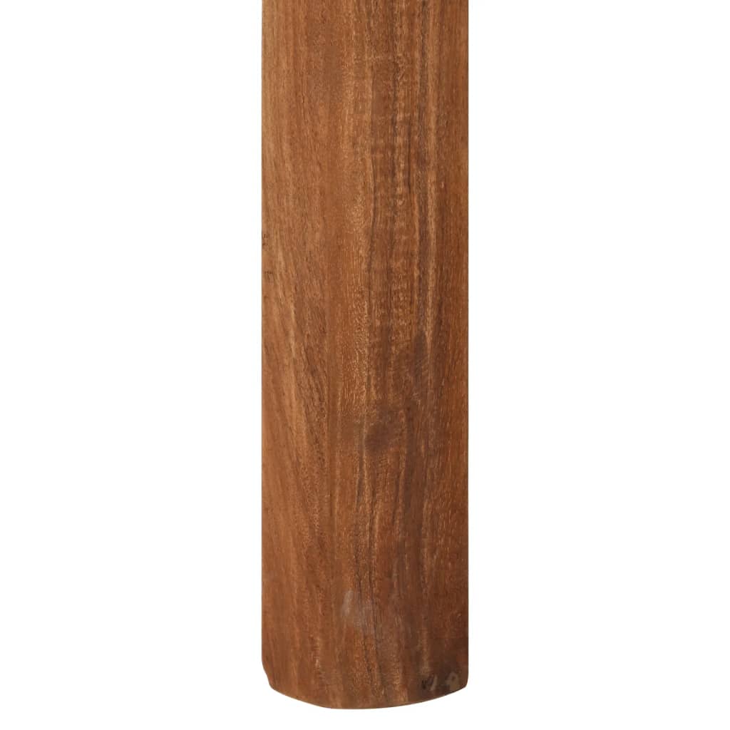 barbord 110x55x106 cm massivt akacietræ med honningfinish