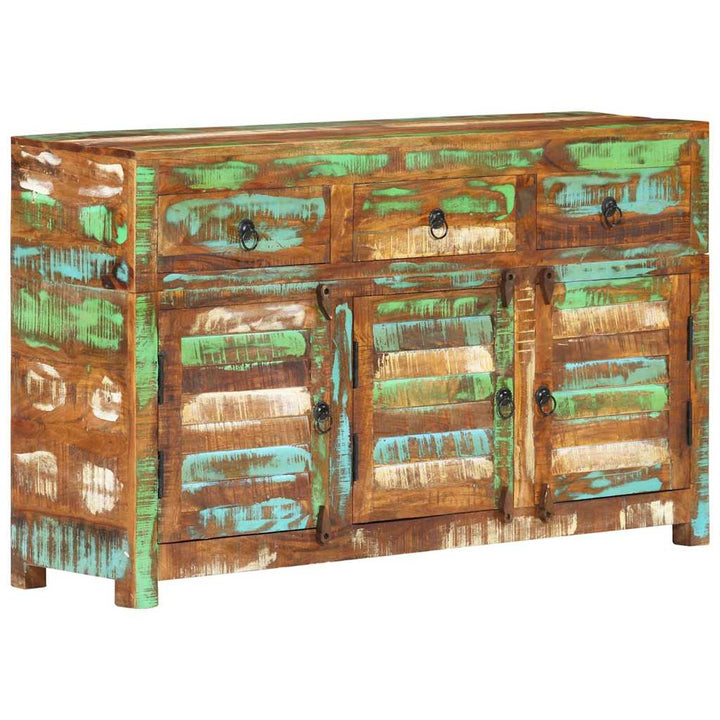 skænk 110x30x65 cm massivt genbrugstræ