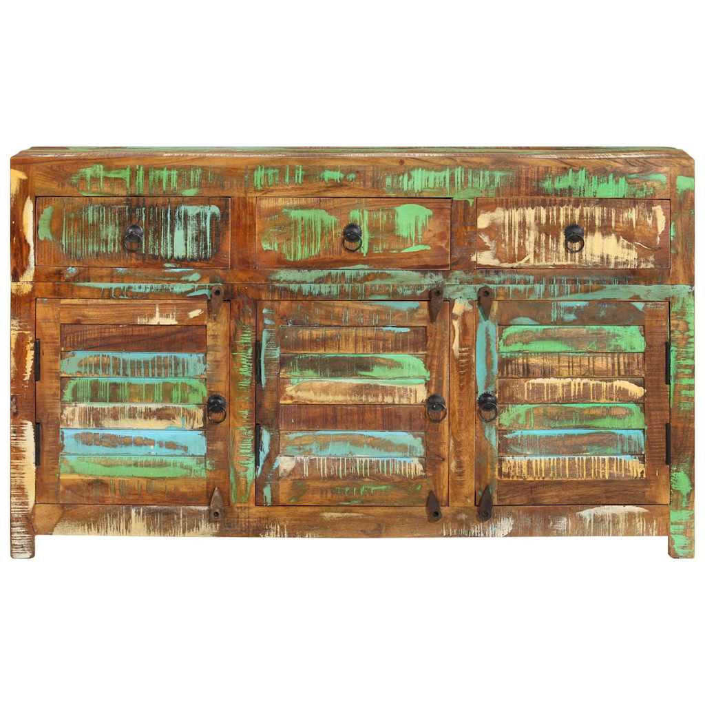 skænk 110x30x65 cm massivt genbrugstræ