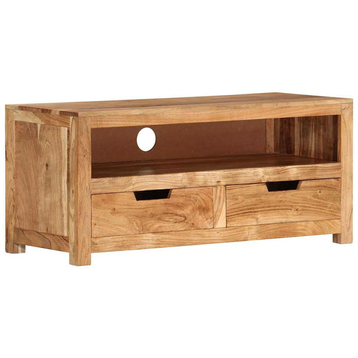 tv-bord 88x35x40 cm massivt akacietræ