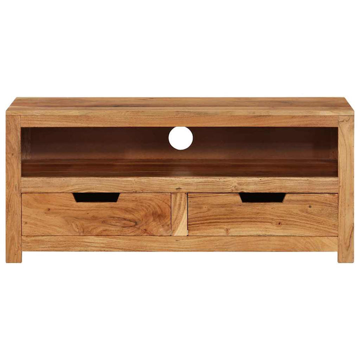 tv-bord 88x35x40 cm massivt akacietræ