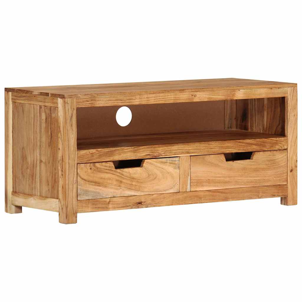 tv-bord 88x35x40 cm massivt akacietræ