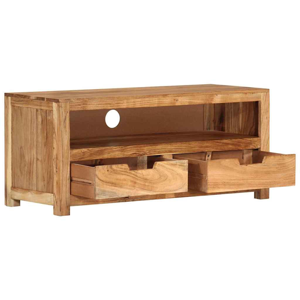 tv-bord 88x35x40 cm massivt akacietræ