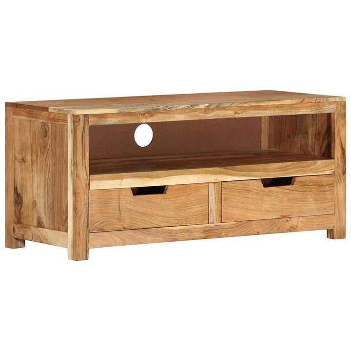 tv-bord 88x35x40 cm massivt akacietræ