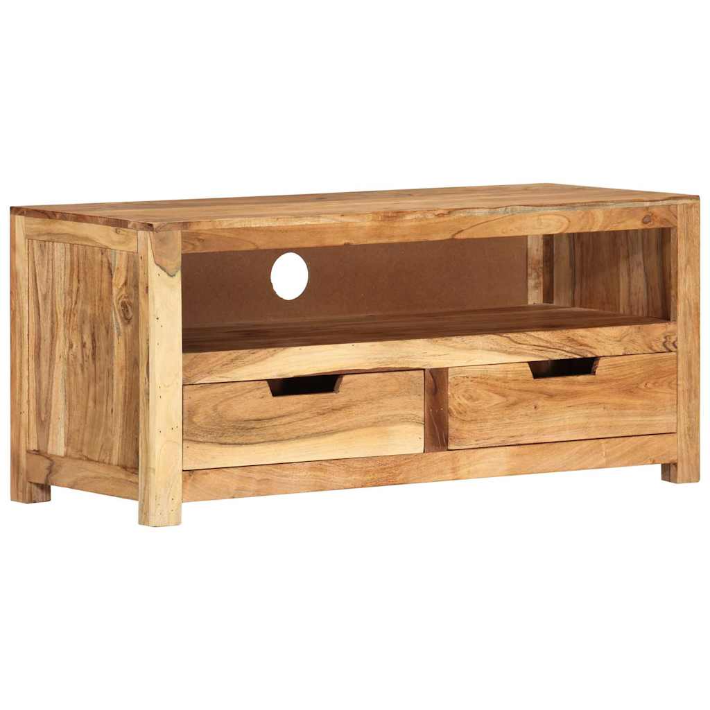 tv-bord 88x35x40 cm massivt akacietræ