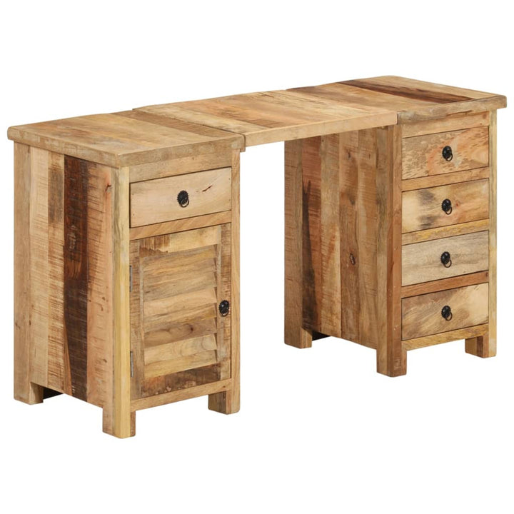 skrivebord 140x50x77 cm massivt mangotræ