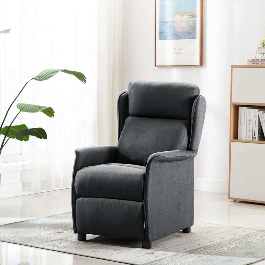 Liggestol Mørkegrå 66,5 x 94 x 101,5 cm Polyester