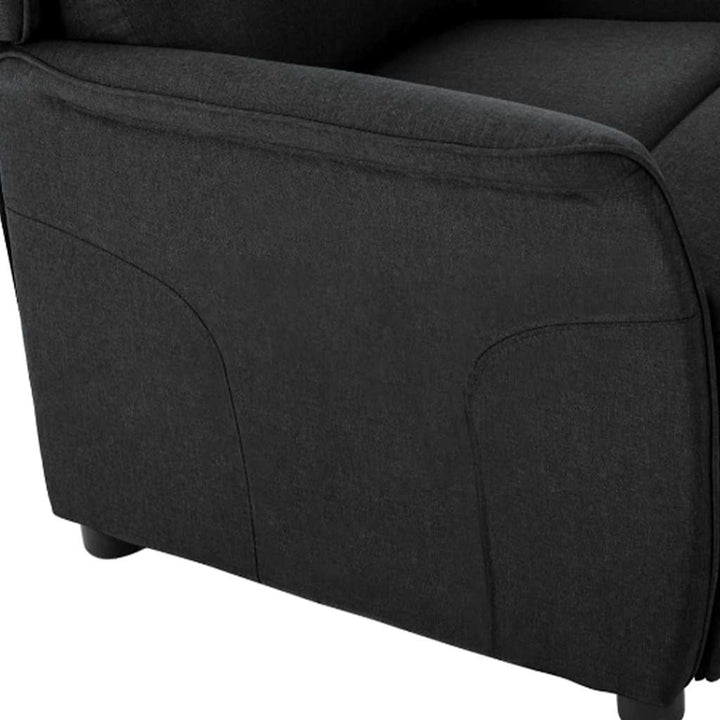 Liggestol Sort 66,5 x 94 x 101,5 cm Polyester