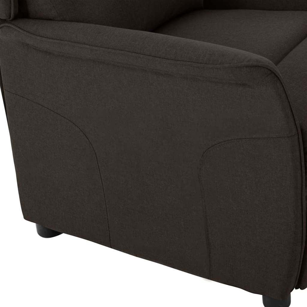Liggestol Mørk Brun 66,5 x 94 x 101,5 cm Polyester