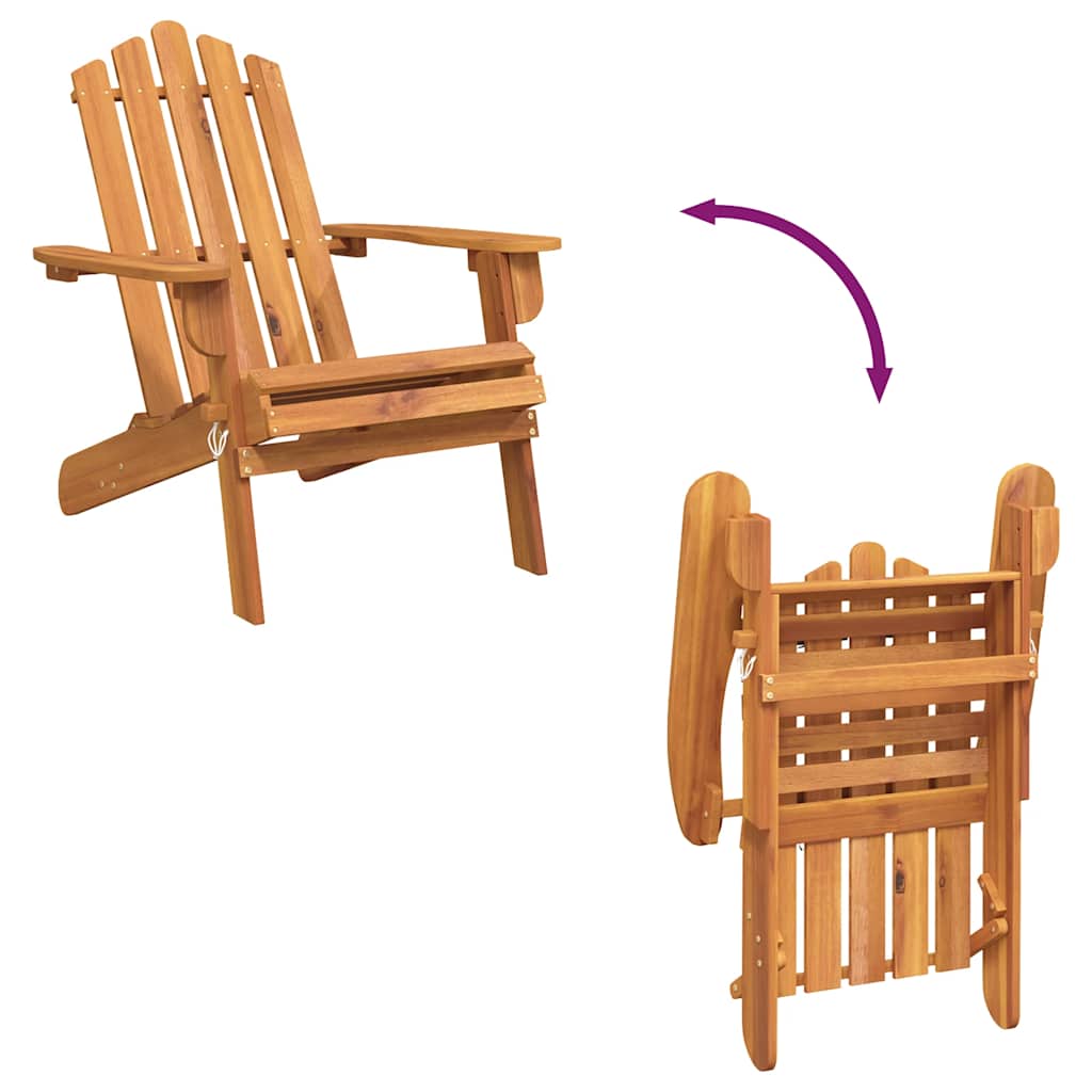 Adirondack-havestol massivt akacietræ