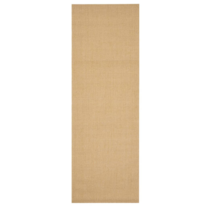 gulvtæppe 66x200 cm naturlig sisal