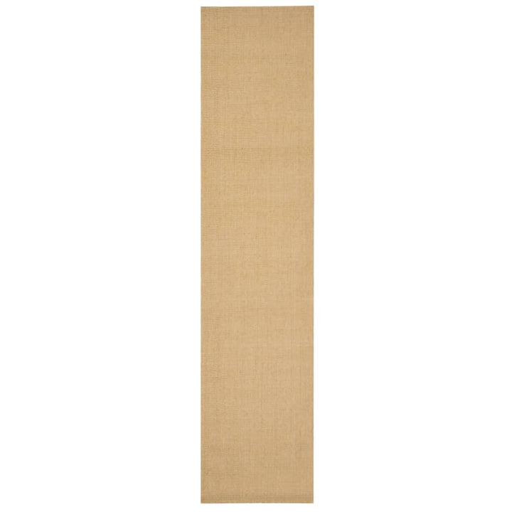 gulvtæppe 66x300 cm naturlig sisal