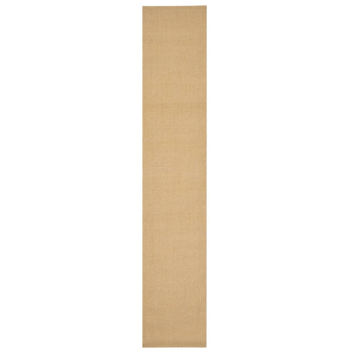 gulvtæppe 66x350 cm naturlig sisal