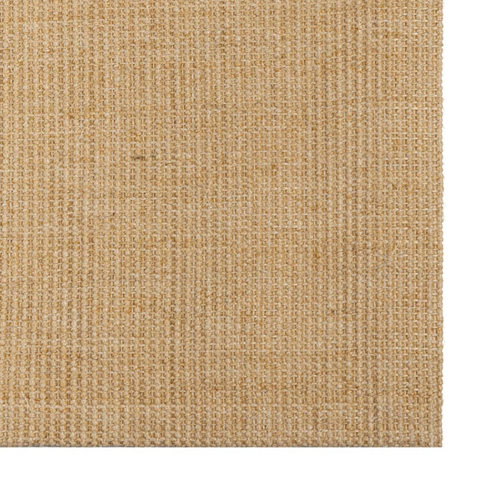 gulvtæppe 100x100 cm naturlig sisal