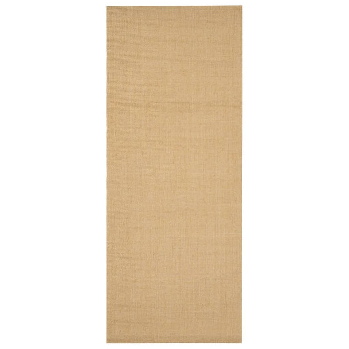 gulvtæppe 100x250 cm naturlig sisal
