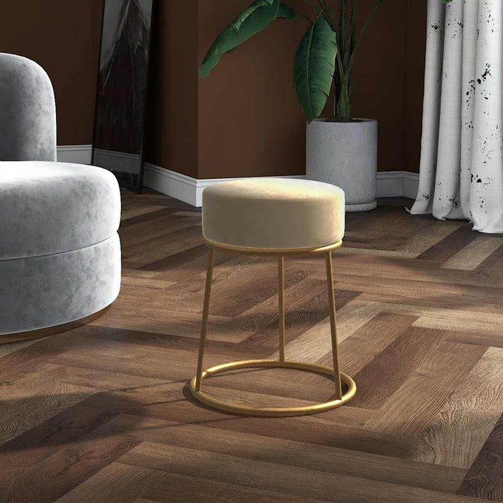 skammel fløjl mørkegrå