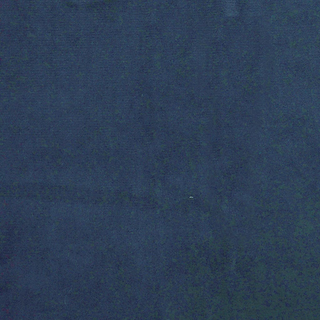 rund puf fløjl 31 x 37 cm blå