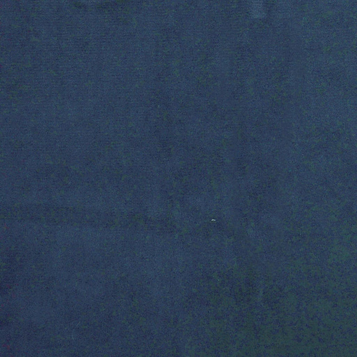 rund puf fløjl 31 x 37 cm blå