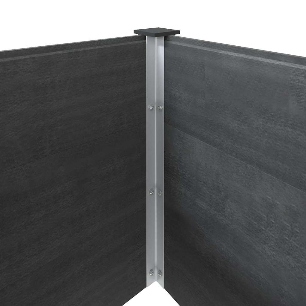højbed 300x100x54 cm WPC grå