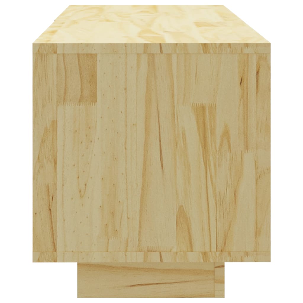tv-bord 110x30x33,5 cm massivt fyrretræ