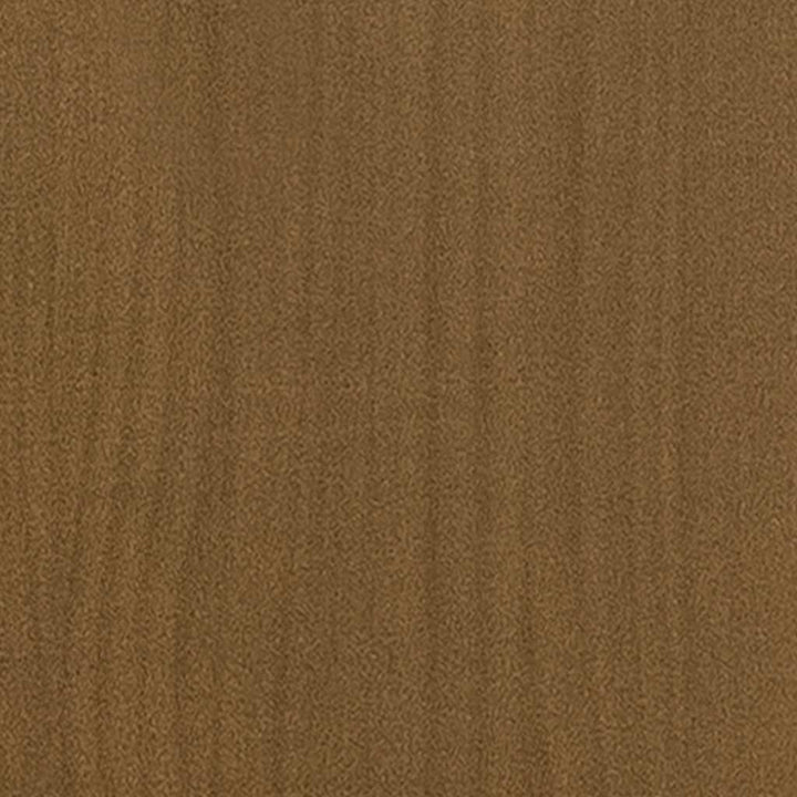 sofabord 75x50x33,5 cm massivt fyrretræ gyldenbrun