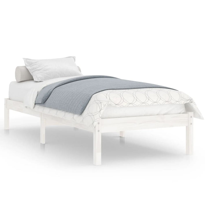 sengeramme 75x190 cm Small Single massivt træ hvid